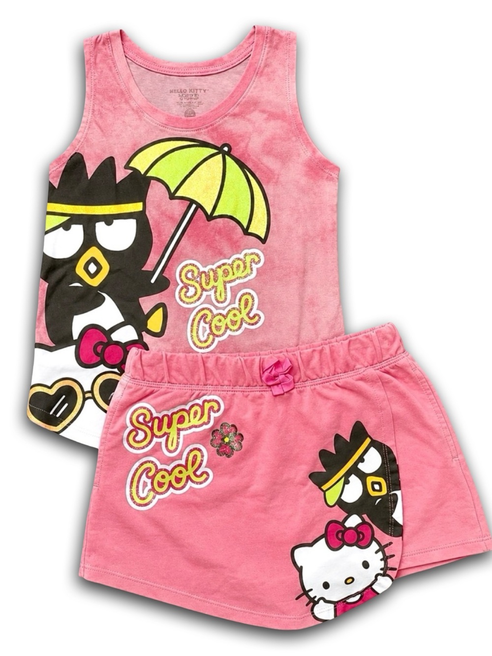 Girls Hello Kitty 2 Piece Summer Outfit M 7-8 - Picture 2 of 4